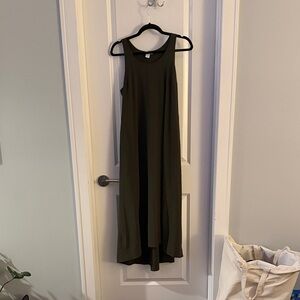 Athleta Presidio Maxi Dress - Olive